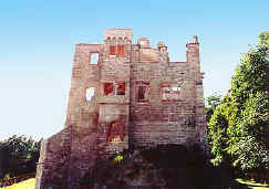 zadn strana hradu