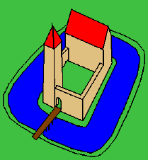pravdpodobn podoba hradu v 15. stol.