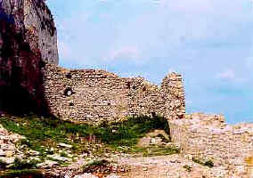 hradba mezi jdrem hradu a brnou