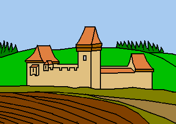 mon podoba hradu v 17.st.