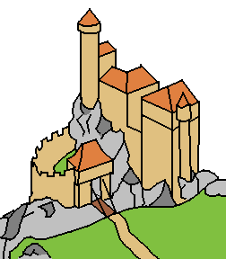 mon podoba hradu ve stedovku